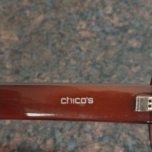 Chicos Folding Tote Bag with Free Sunglasses...EUC - Picture 4 of 4